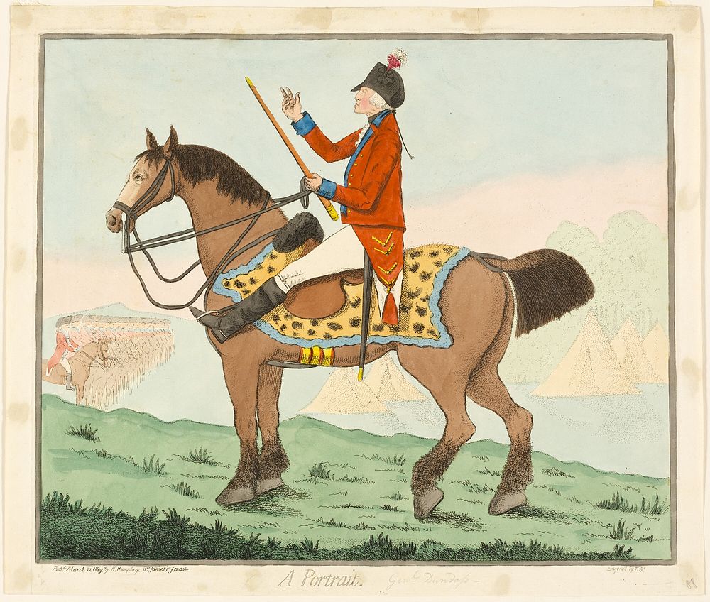 A Portrait by James Gillray