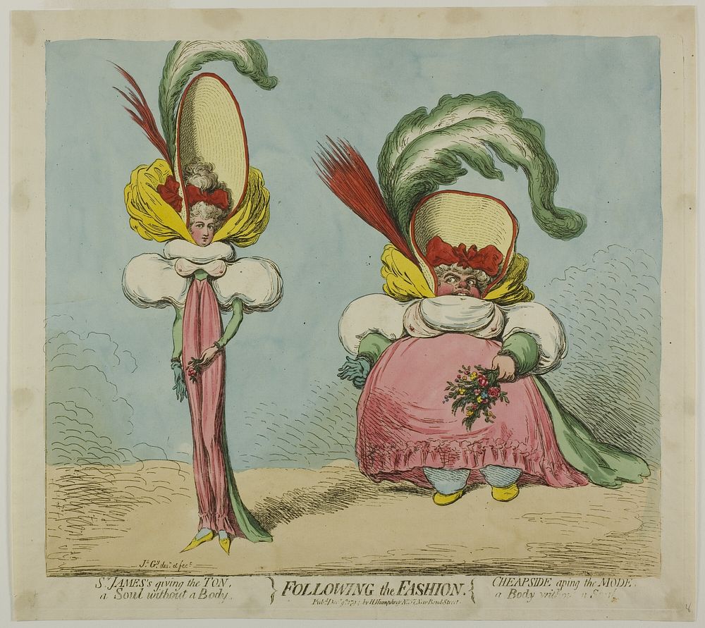 Following the Fashion by James Gillray