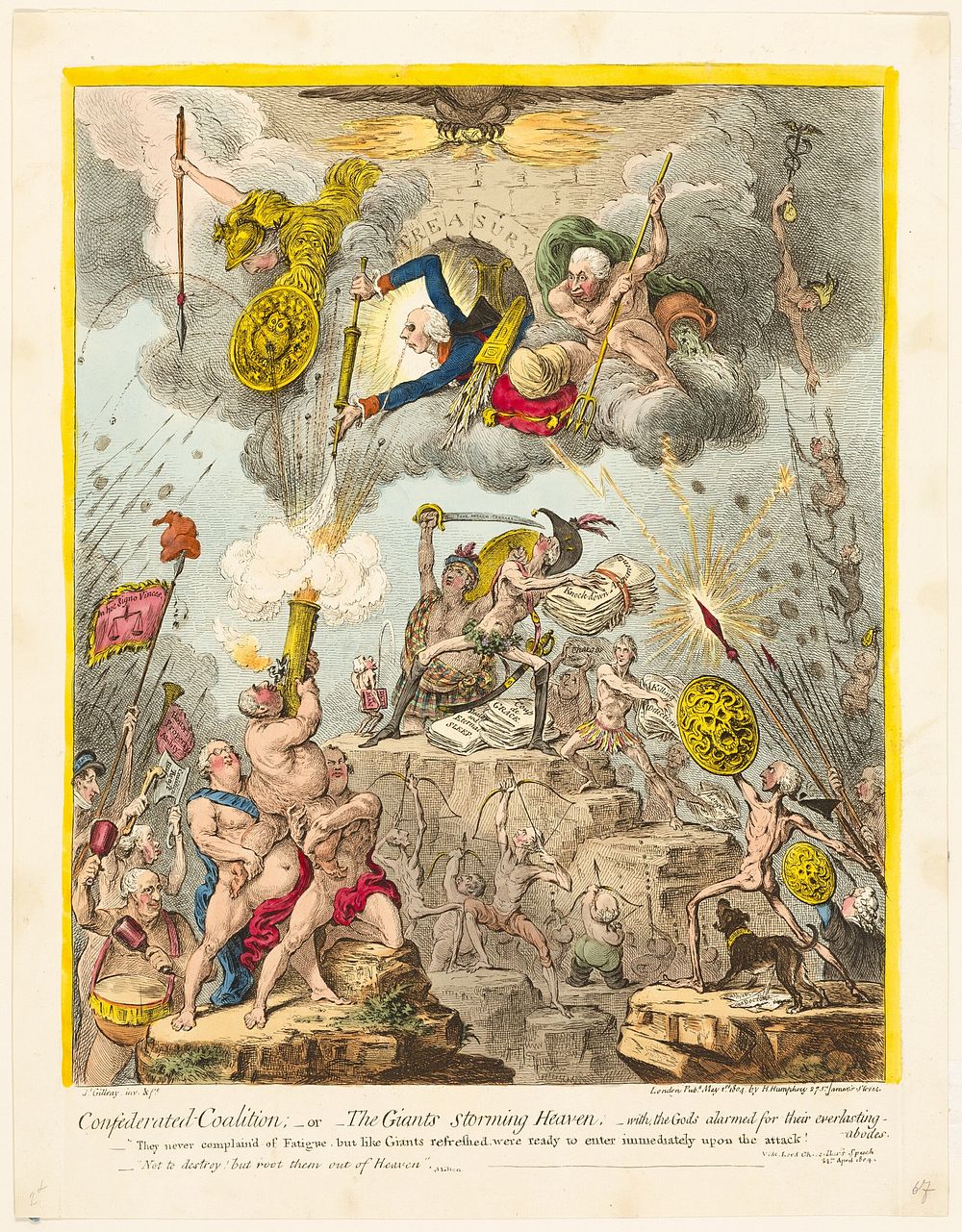 Confederated Coalition by James Gillray