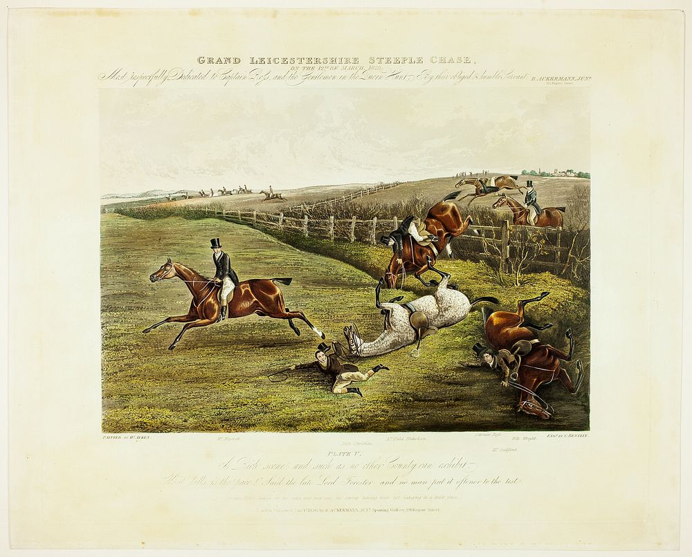 A Rich Scene, from Grand Leicestershire Steeplechase by Charles Bentley