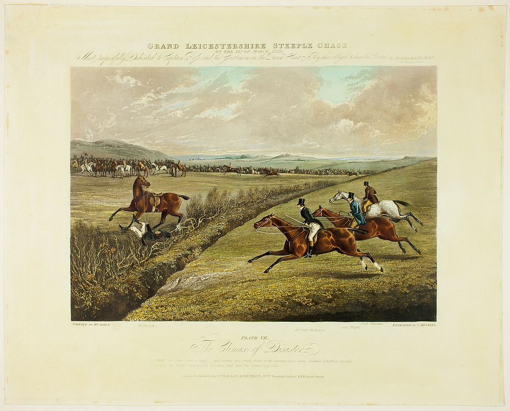 Climax of Disaster, from Grand Leicestershire Steeplechase by Charles Bentley