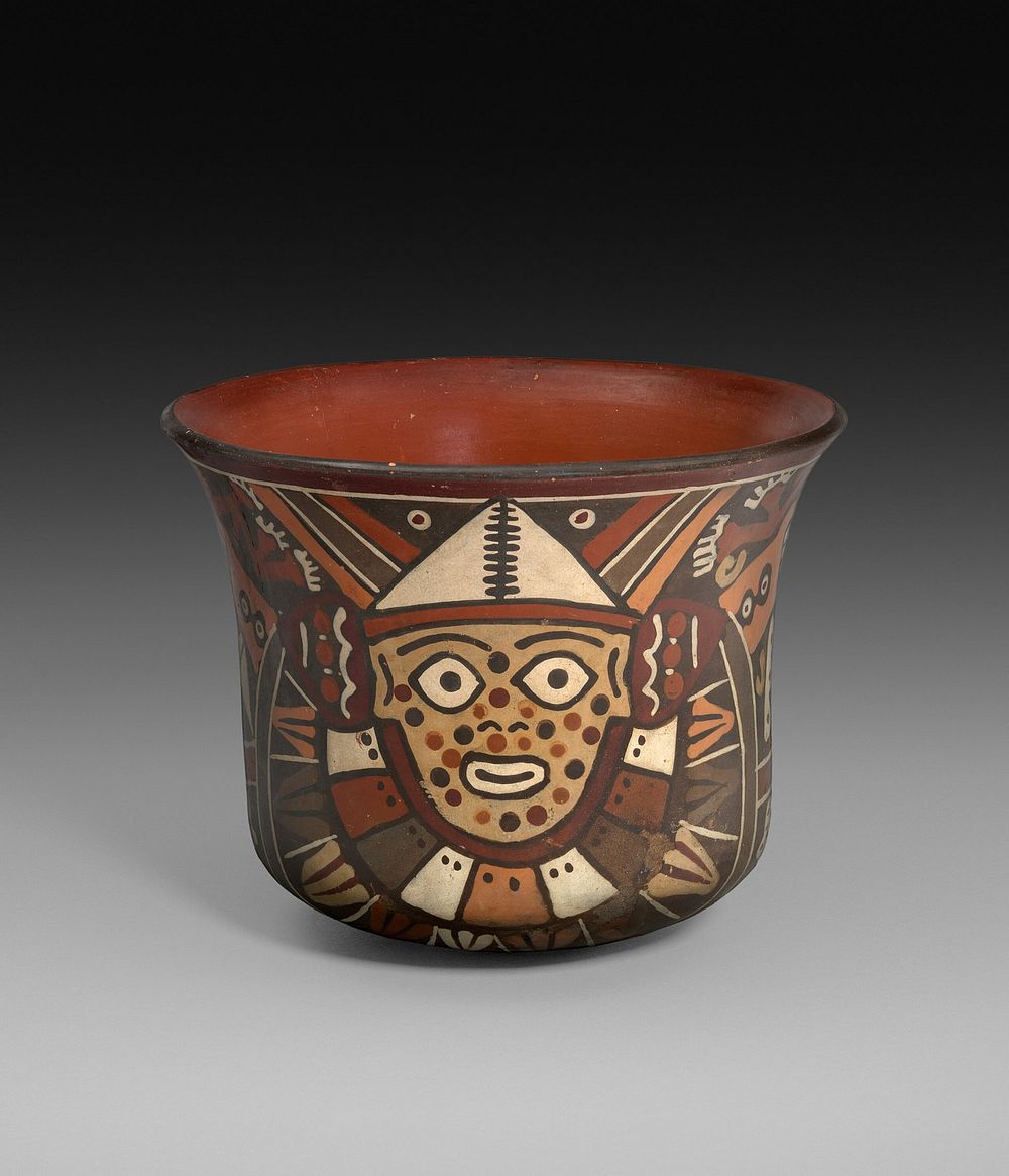 Bowl Depicting a Harvest-Festival Figure by Nazca