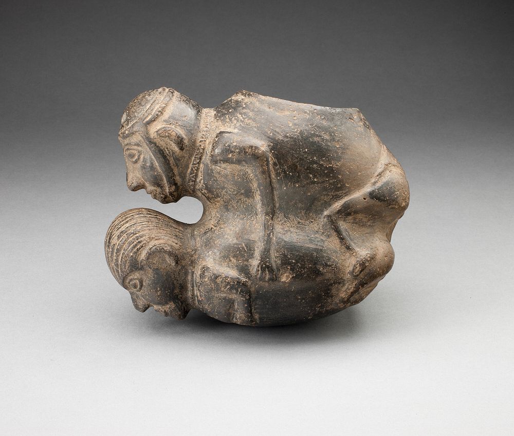 Jar in the Form of an Erotic Scene by Chimú-Inca