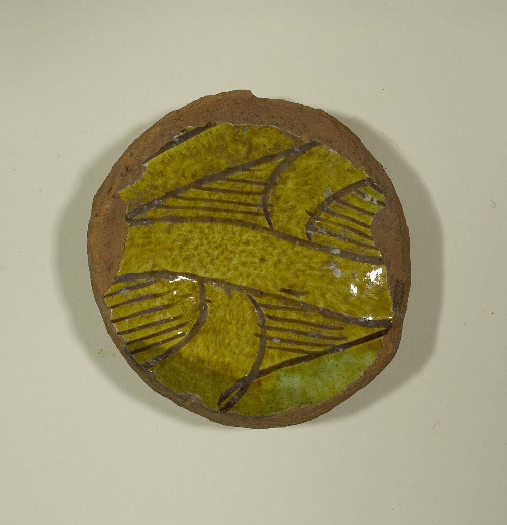 Fragment from the Base of a Bowl by Byzantine