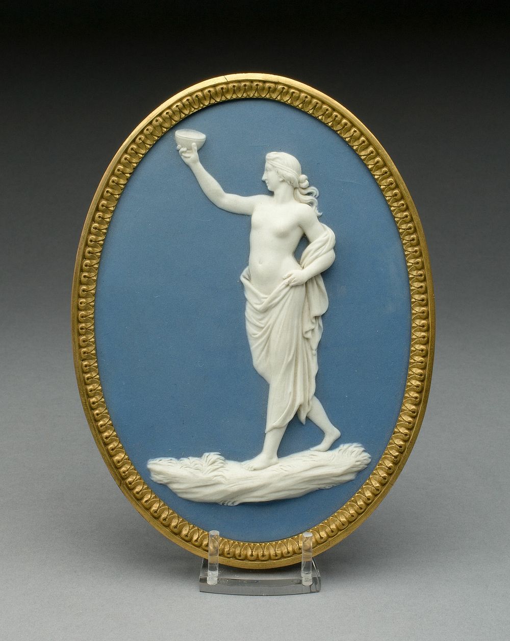 Plaque with Bacchanalian Figure by Wedgwood Manufactory (Manufacturer)