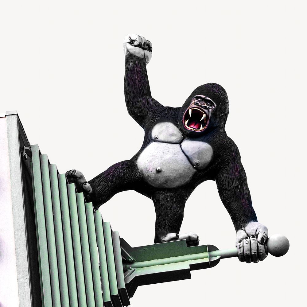King Kong toy  isolated design