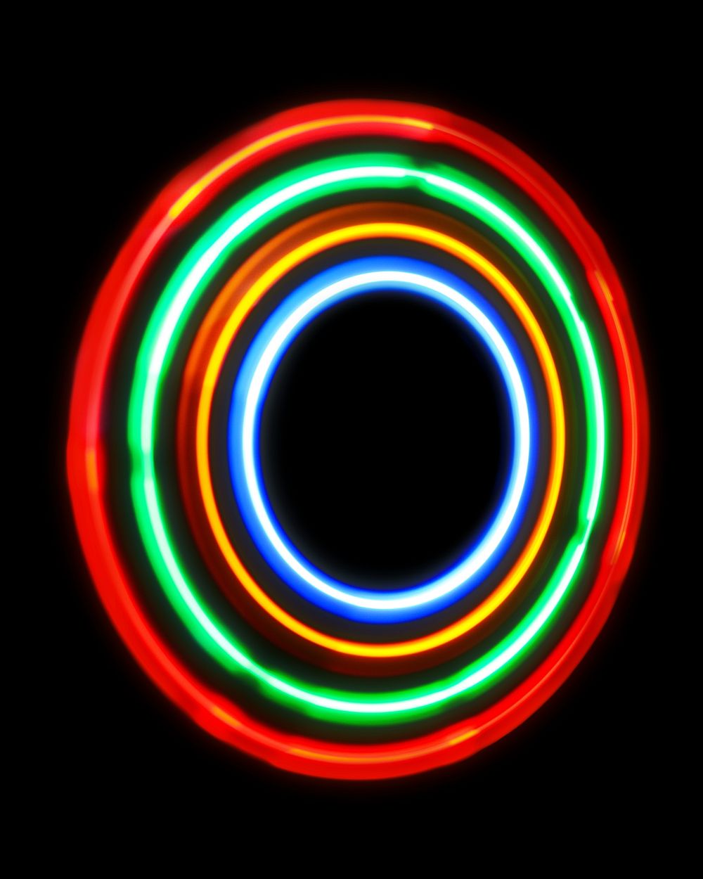 Light circles isolated design