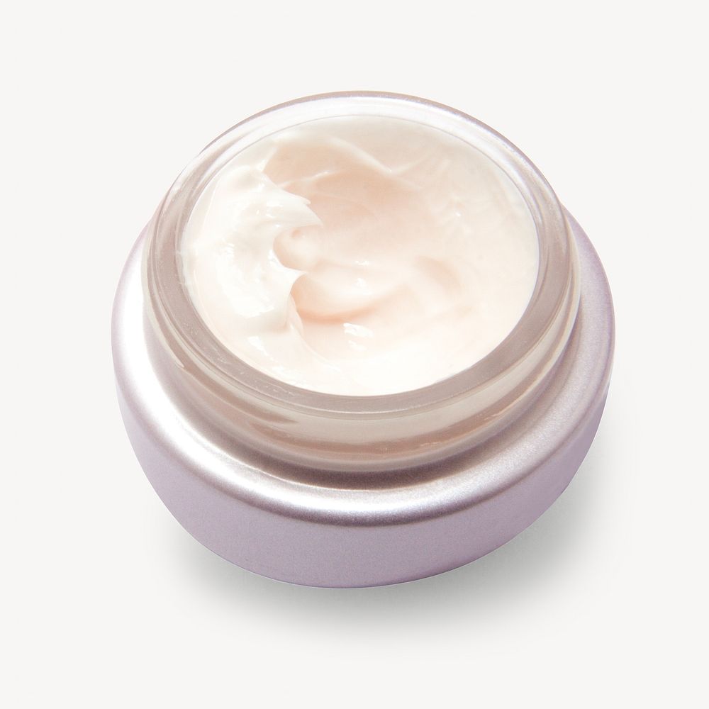 Facial cream moisturizer isolated image