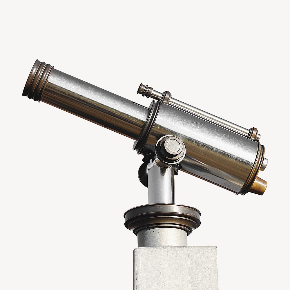 Telescope astronomy observation isolated image