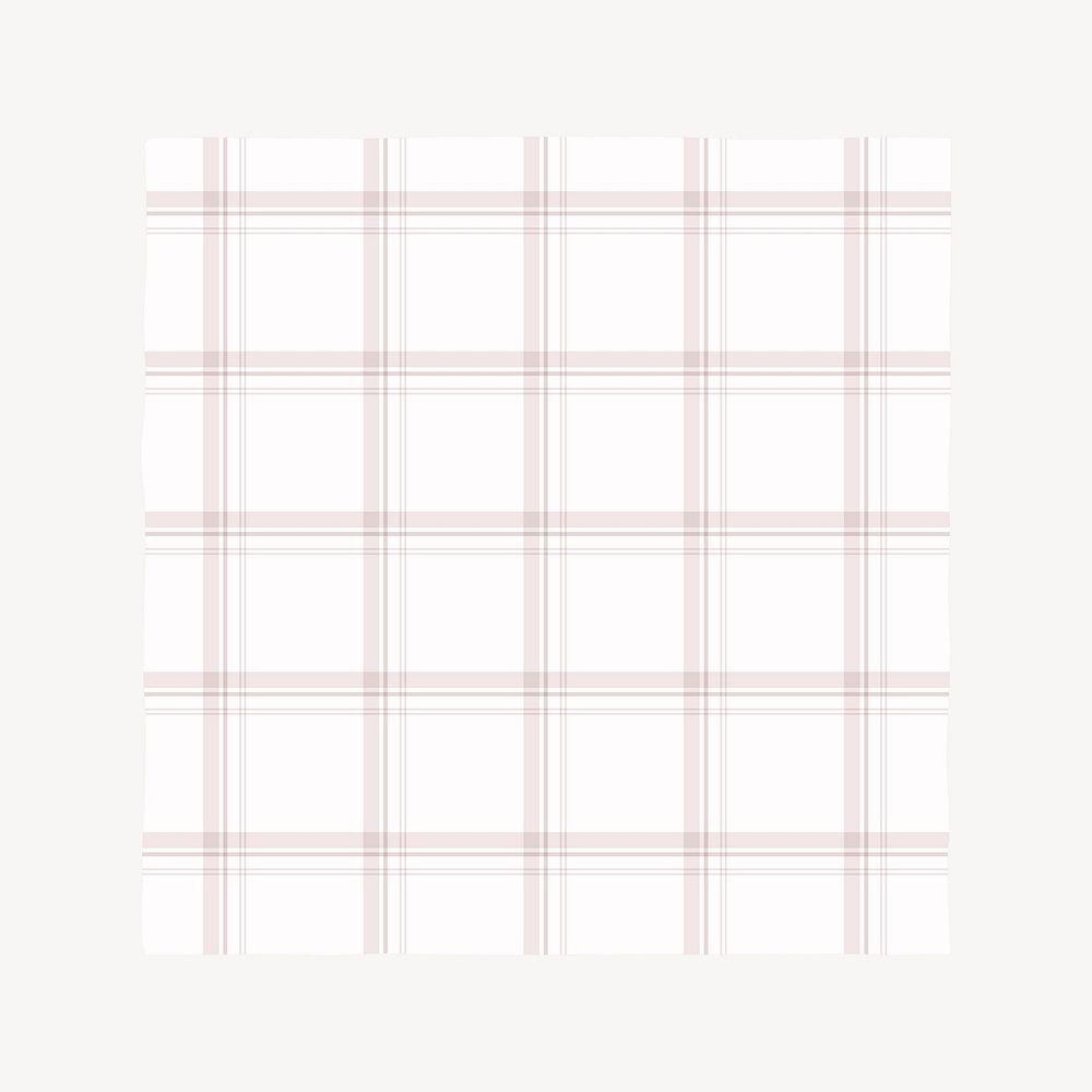 Checkered pattern square collage element vector