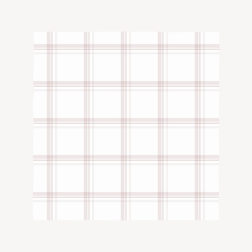 Checkered pattern square collage element psd