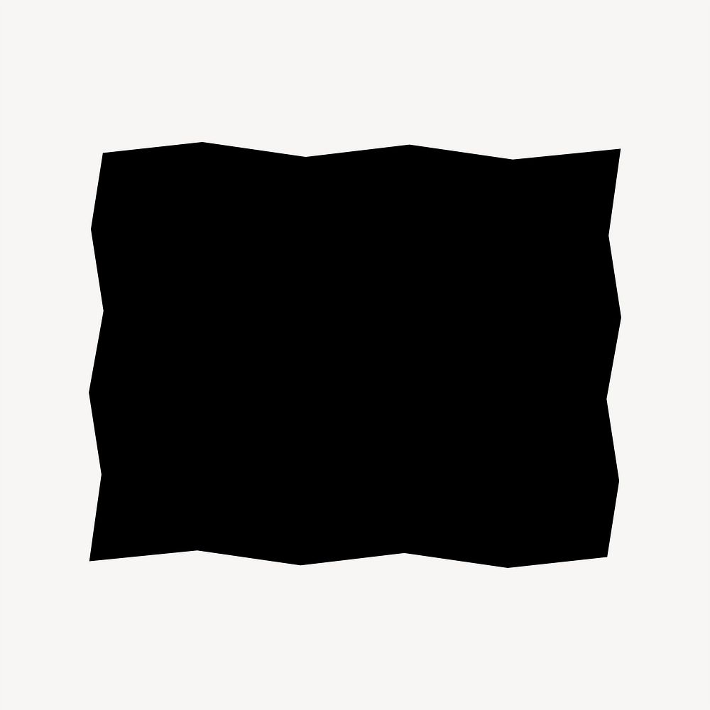 Black square clip art vector