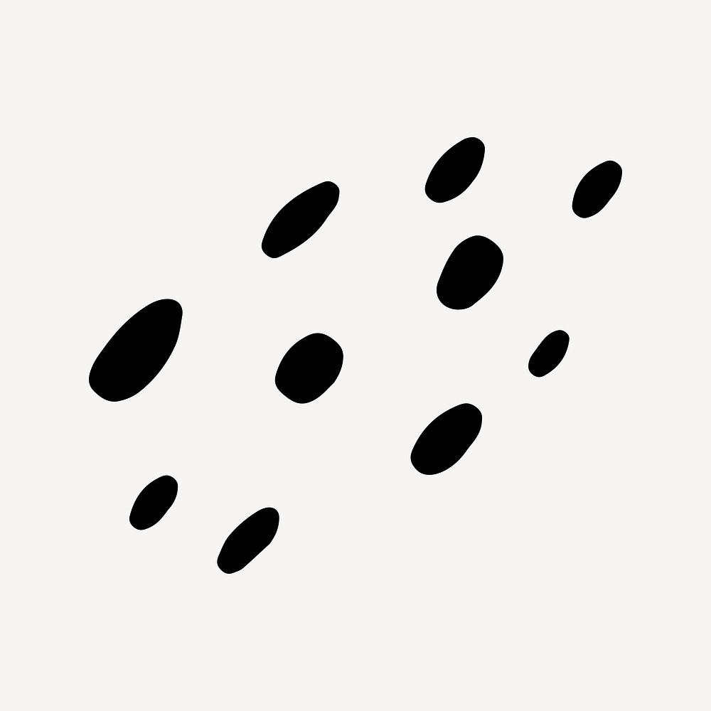 Black dots clip art vector