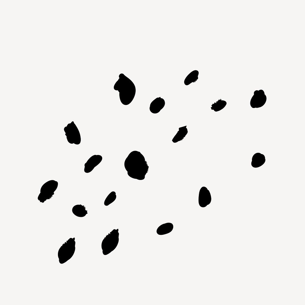 Black dots clip art vector