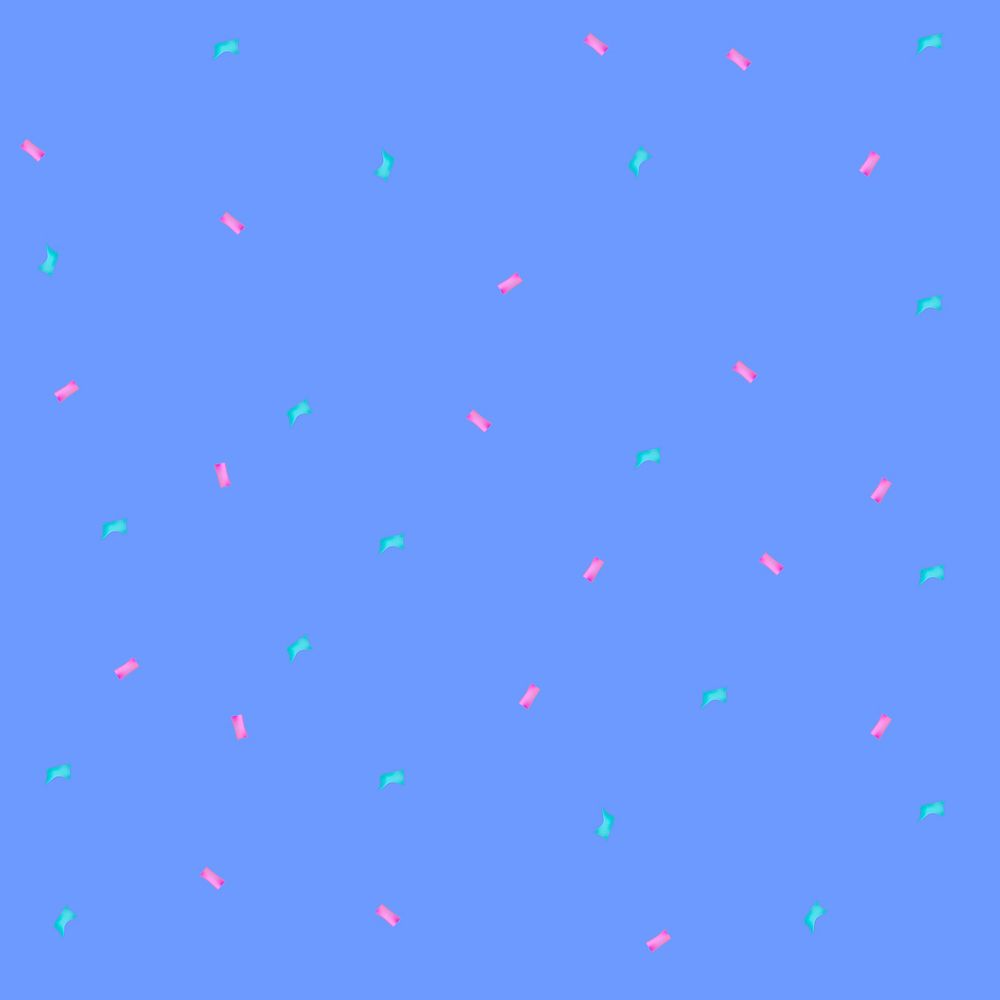 Colorful confetti Instagram post, blue Premium Photo rawpixel