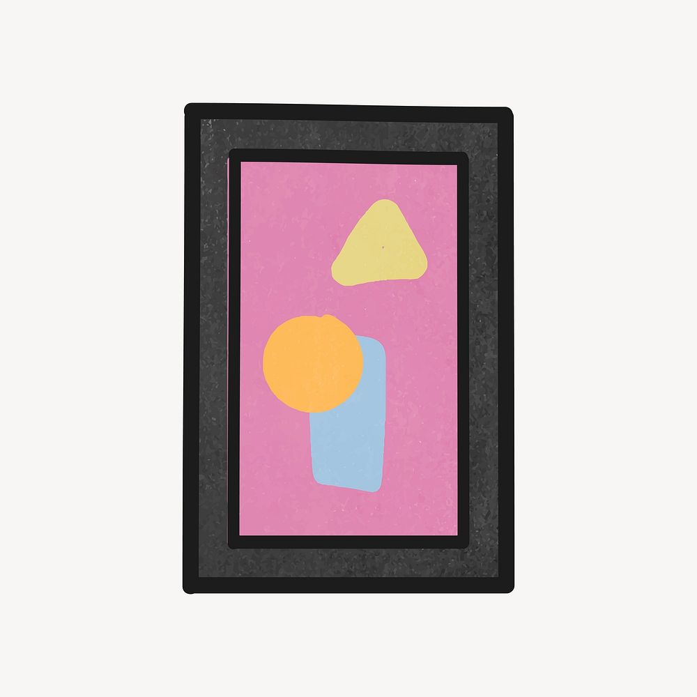 Picture frame doodle vector
