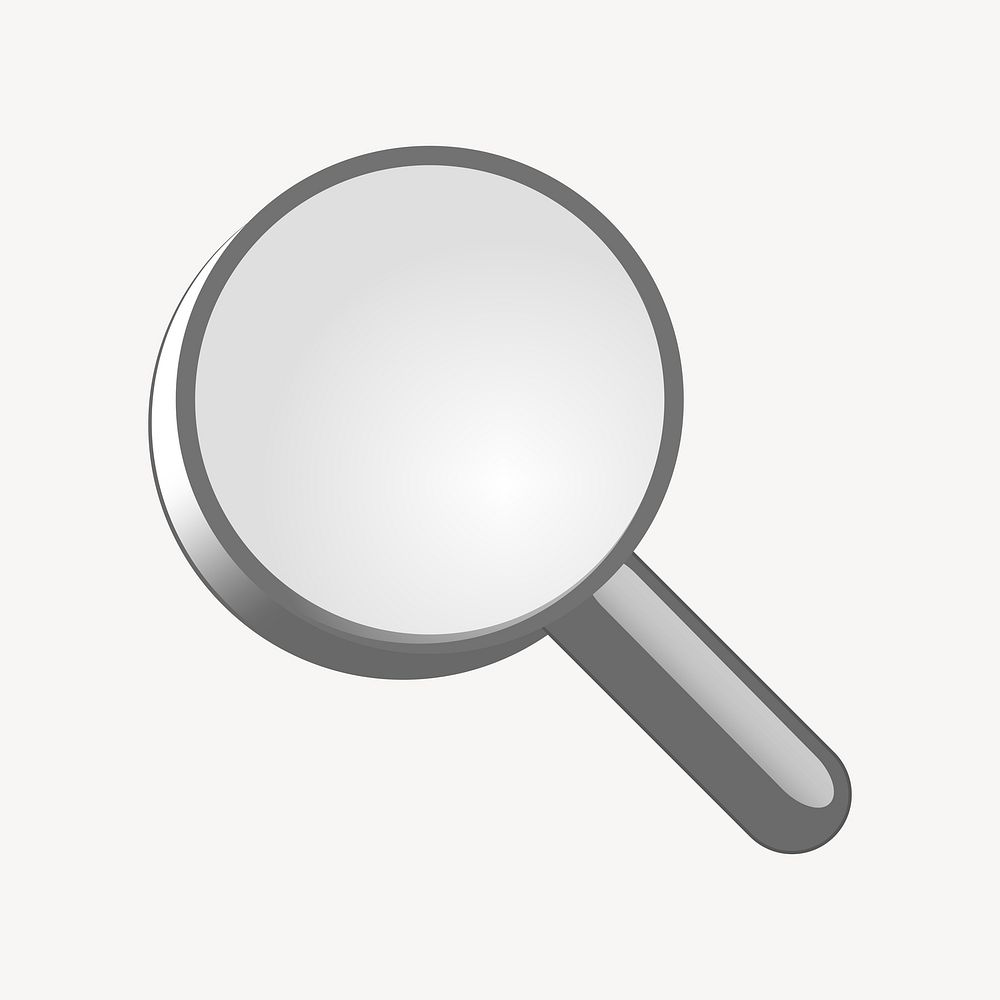 Magnifying glass clipart vector. Free public domain CC0 image.