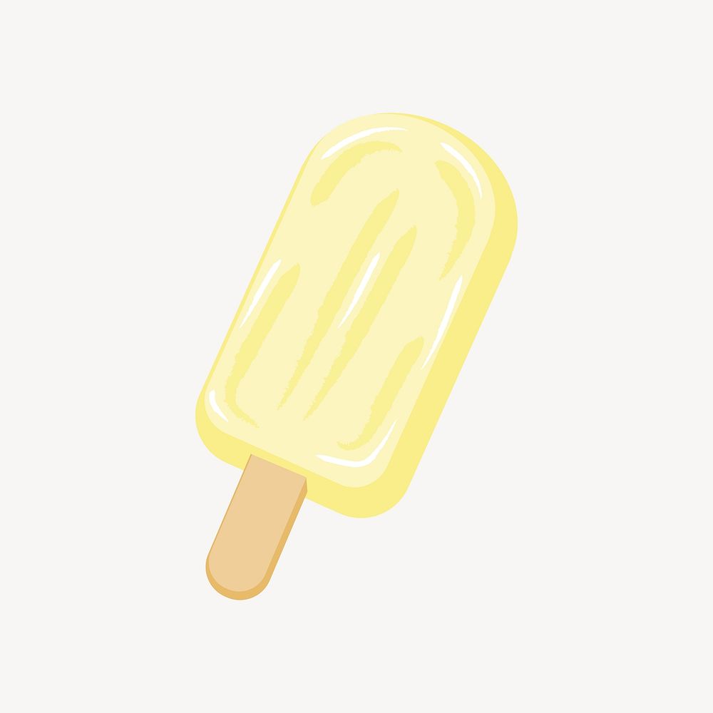 Ice-cream illustration. Free public domain CC0 image.