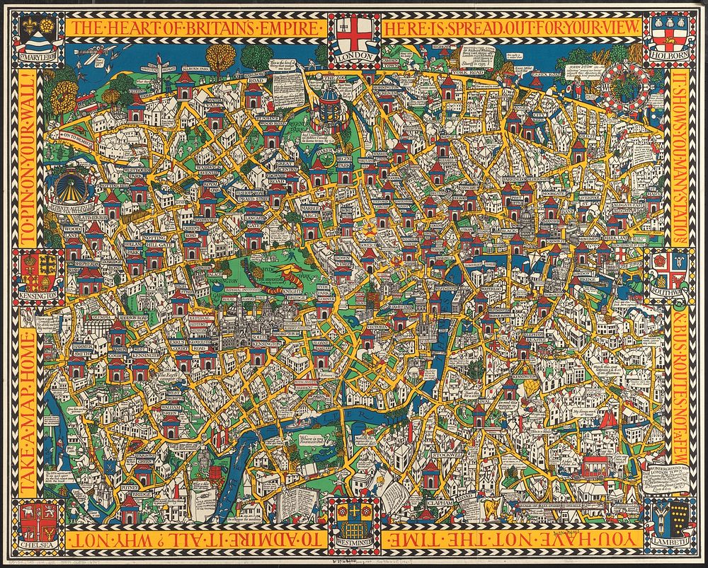             The Wonderground map of London town          