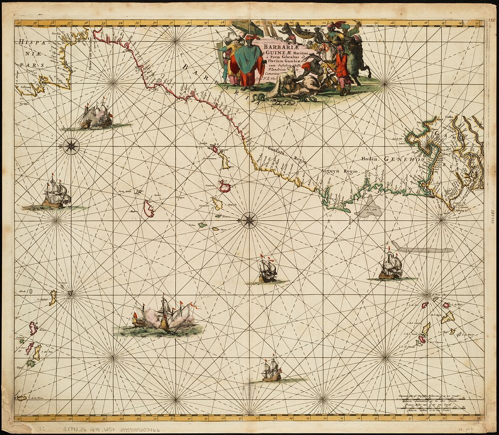             Barbariae et Guineae maritimi à freto Gibraltar ad fluvium Gambiae cum Insulis Salfis Flandrisis et Canaricis  …