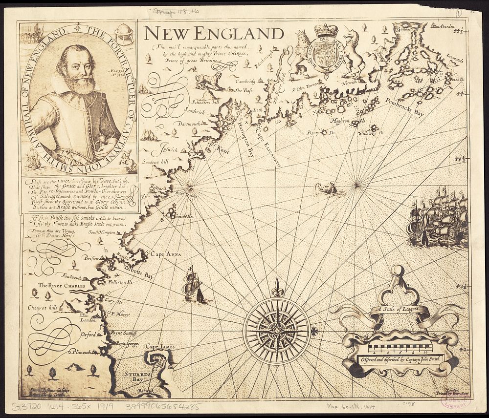             New England : the most remarqueable parts thus named by the high and mighty Prince Charles, Prince of great…