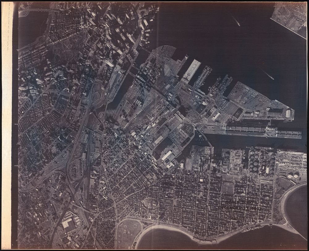             Aerial photograph of South Boston          