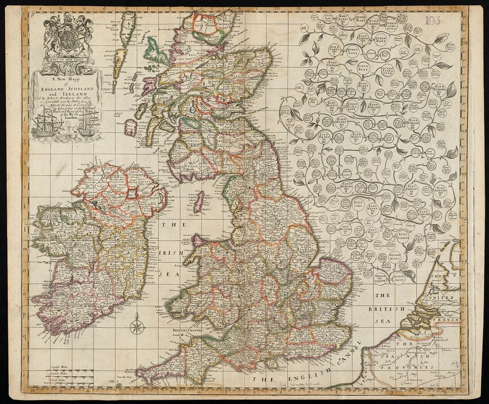             A new mapp of England Scotland and Ireland          