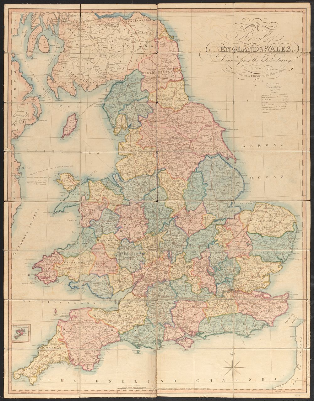             A new map of England & Wales, drawn from the latest surveys          