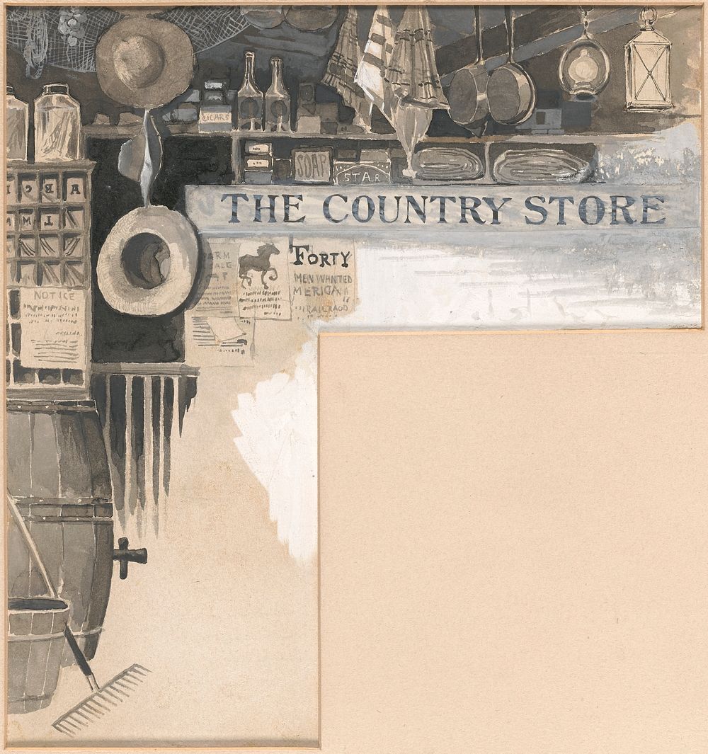             The country store (heading)          