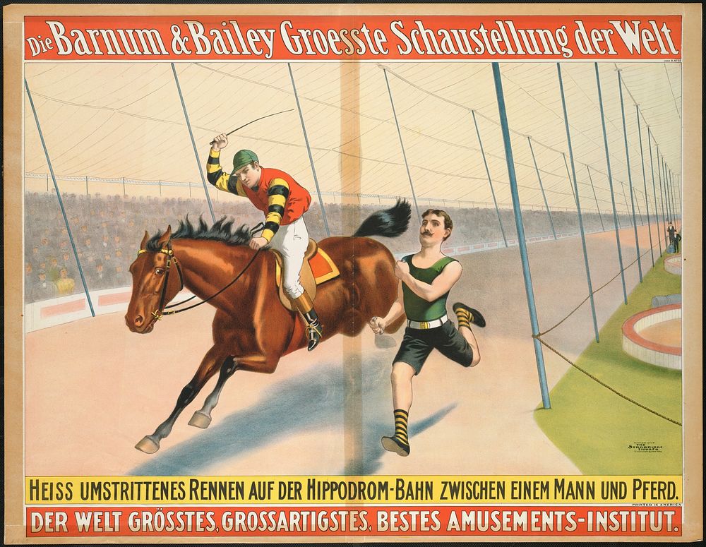             Die Barnum & Bailey groesste Schaustellung der Welt : Der Welt grösstes, grossartigstes, bestes Amusements…