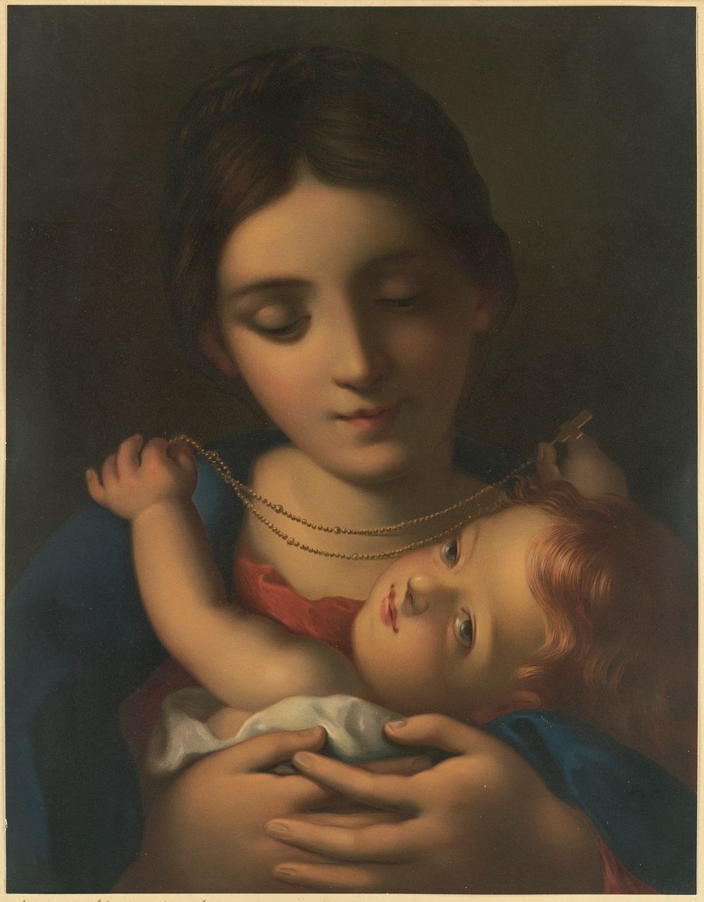             Madonna and child          