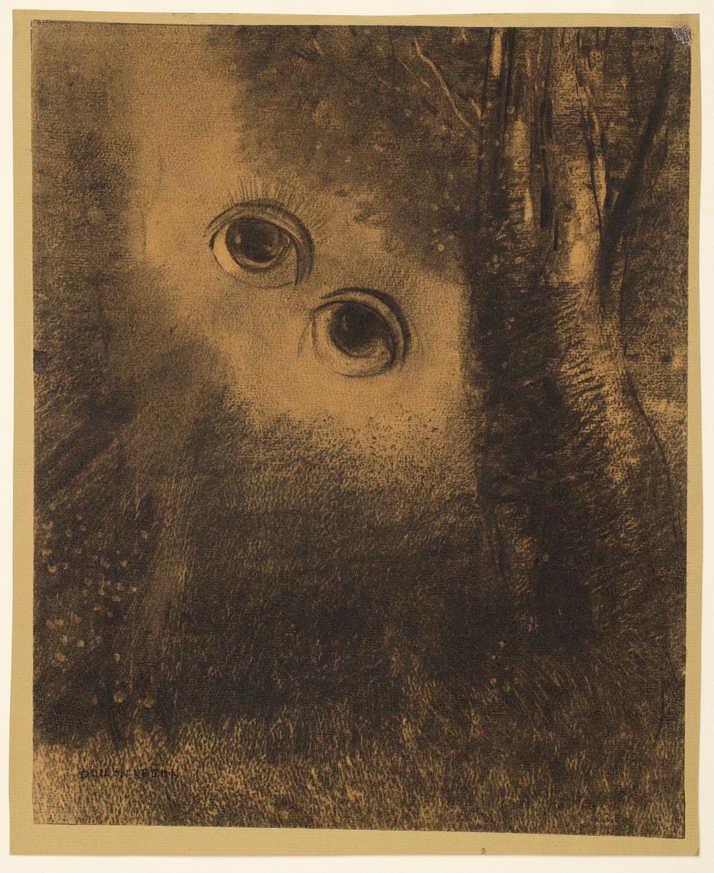 Odilon Redon's Eyes in the Forest