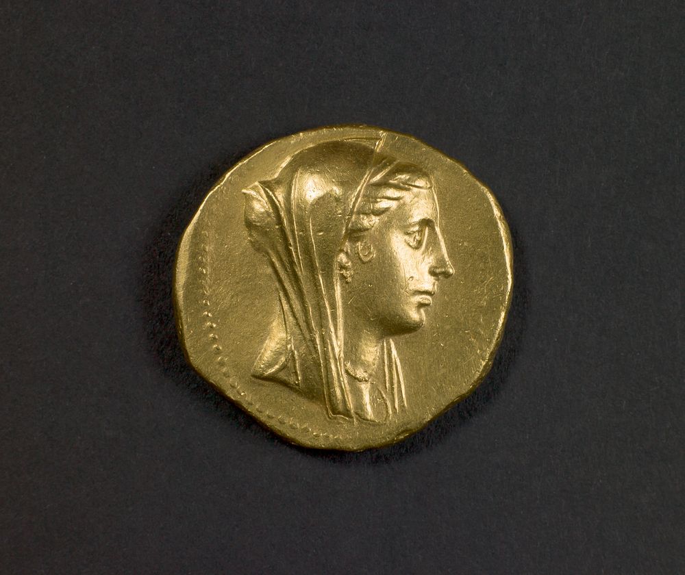 Oktodrachm with Bust of Berenike II