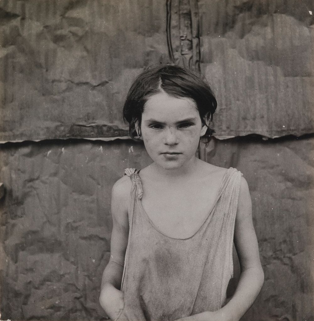 Dorothea Lange's Damaged Child, Shacktown, Elm Grove, Oklahoma (1936)
