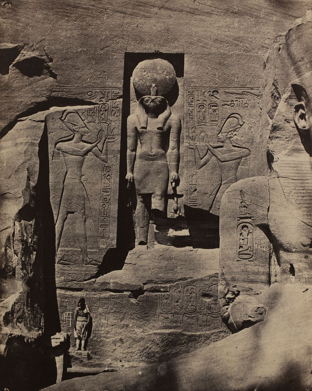 Abu Simbel, Sculptures at the Entrance of Spéos de Phré