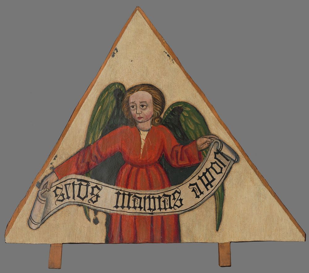 Altar fragment - attribute of the evangelist