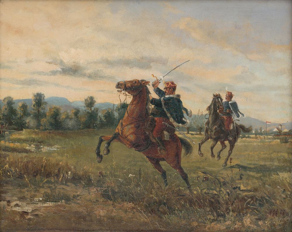 Hussars in the field, August Meissl