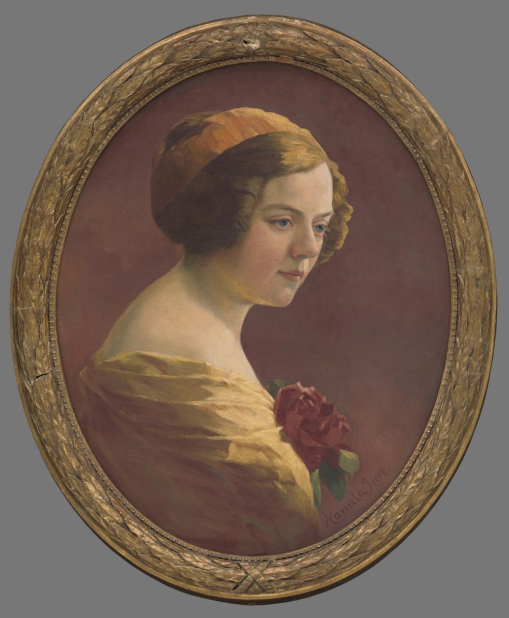 Lady with a rose