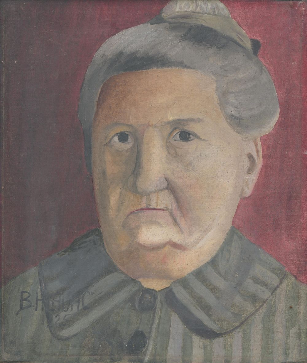 Portrait of an old woman, Bedřich Hlaváč