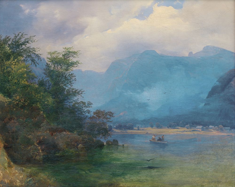 Alpine landscape, Joseph Holzer