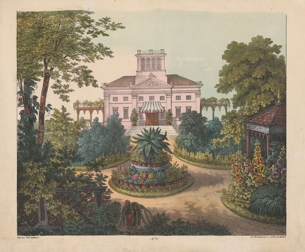 Theatrical garden decoration, Winckelmann And Son