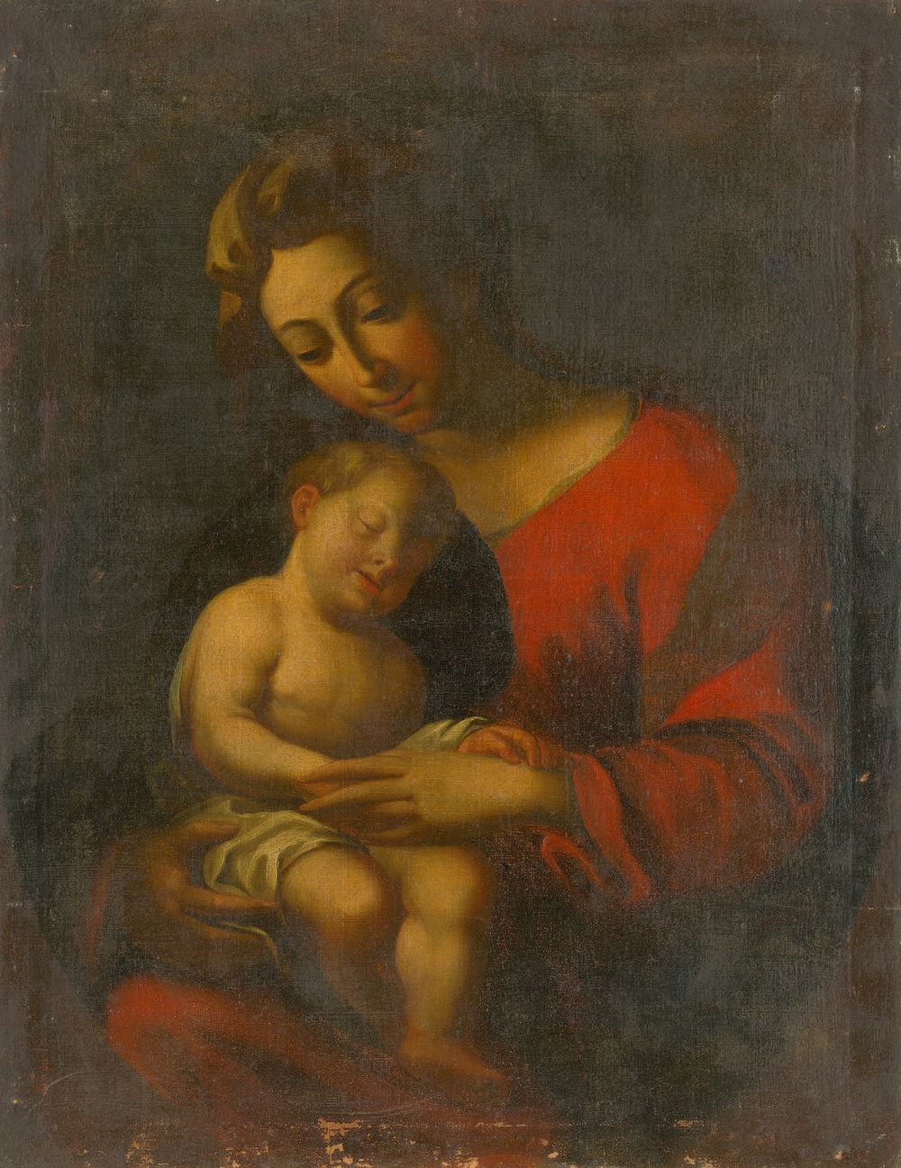 Madonna with sleeping jesus