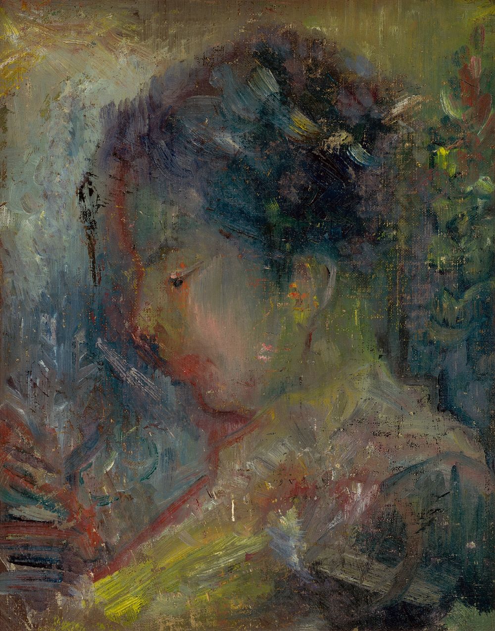 Head of a woman in profile by Arnold Peter Weisz Kubínčan