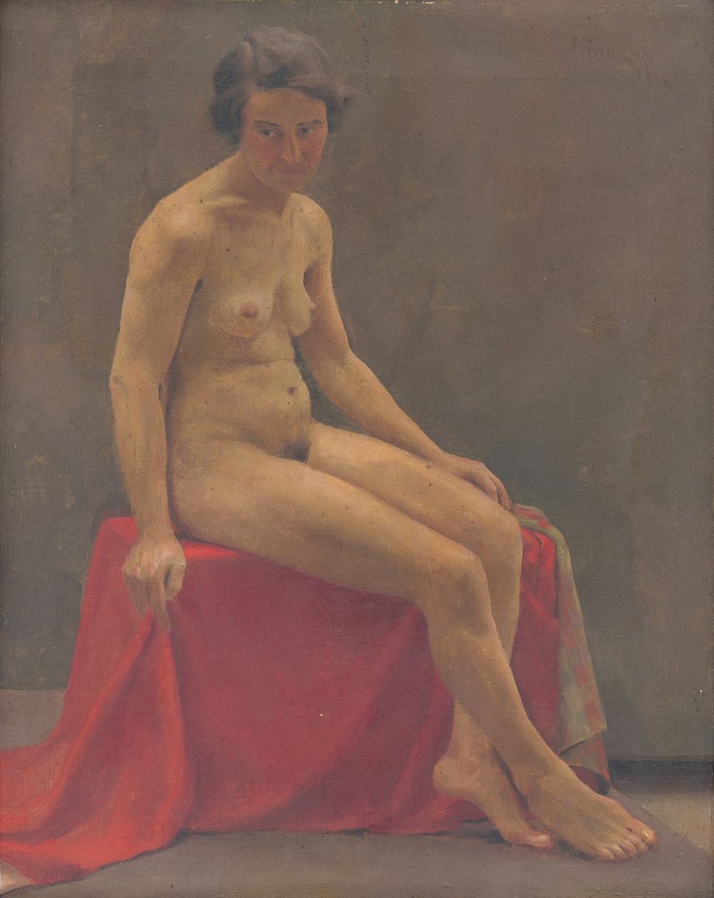 Seated nude, Ladislav Treskoň