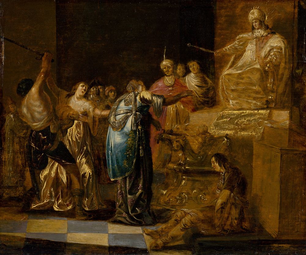 Solomon's judgment, Gijsbert Jansz