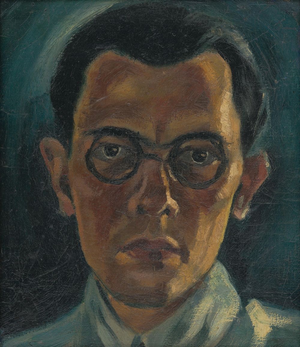 Self-portrait by Mikuláš Galanda