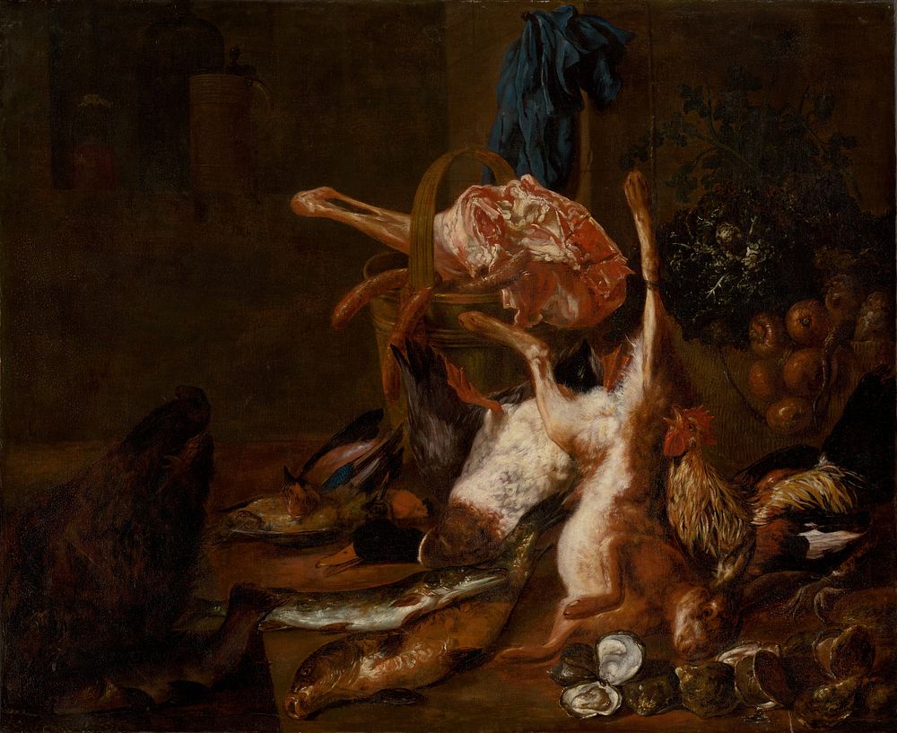 Still life with dead game