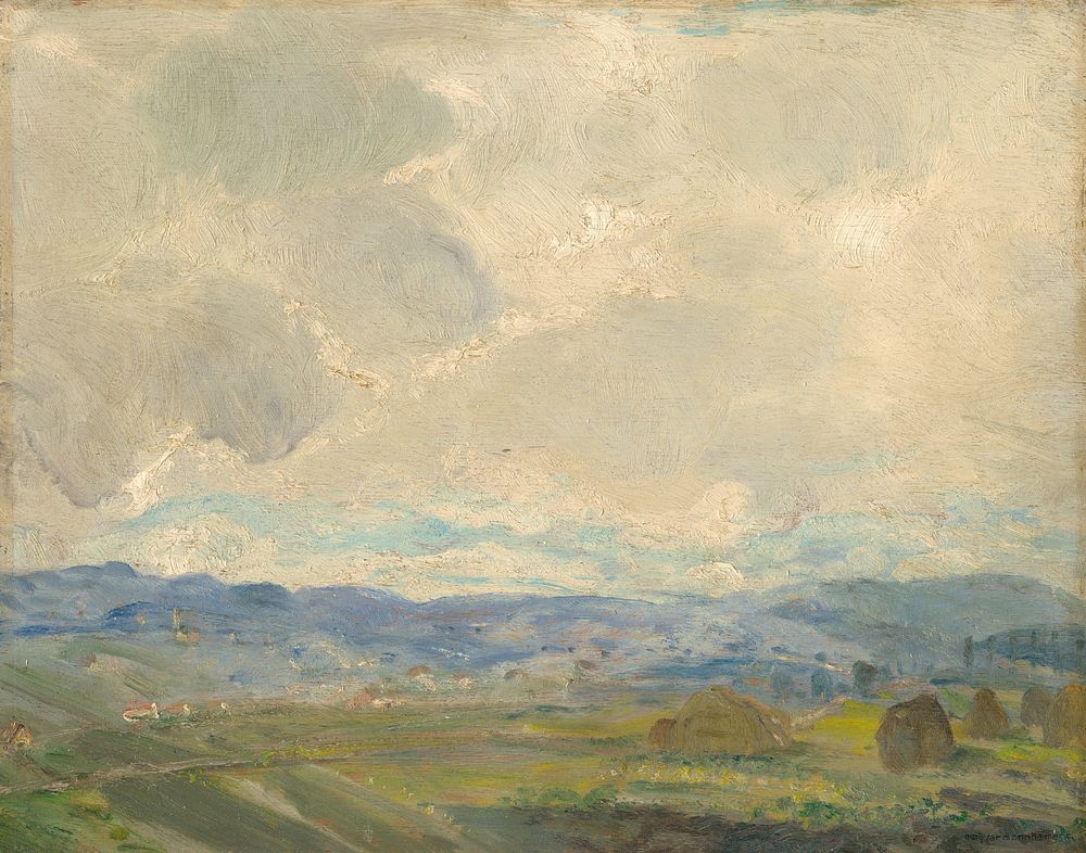 Summer landscape, Gusztáv Magyar Mannheimer