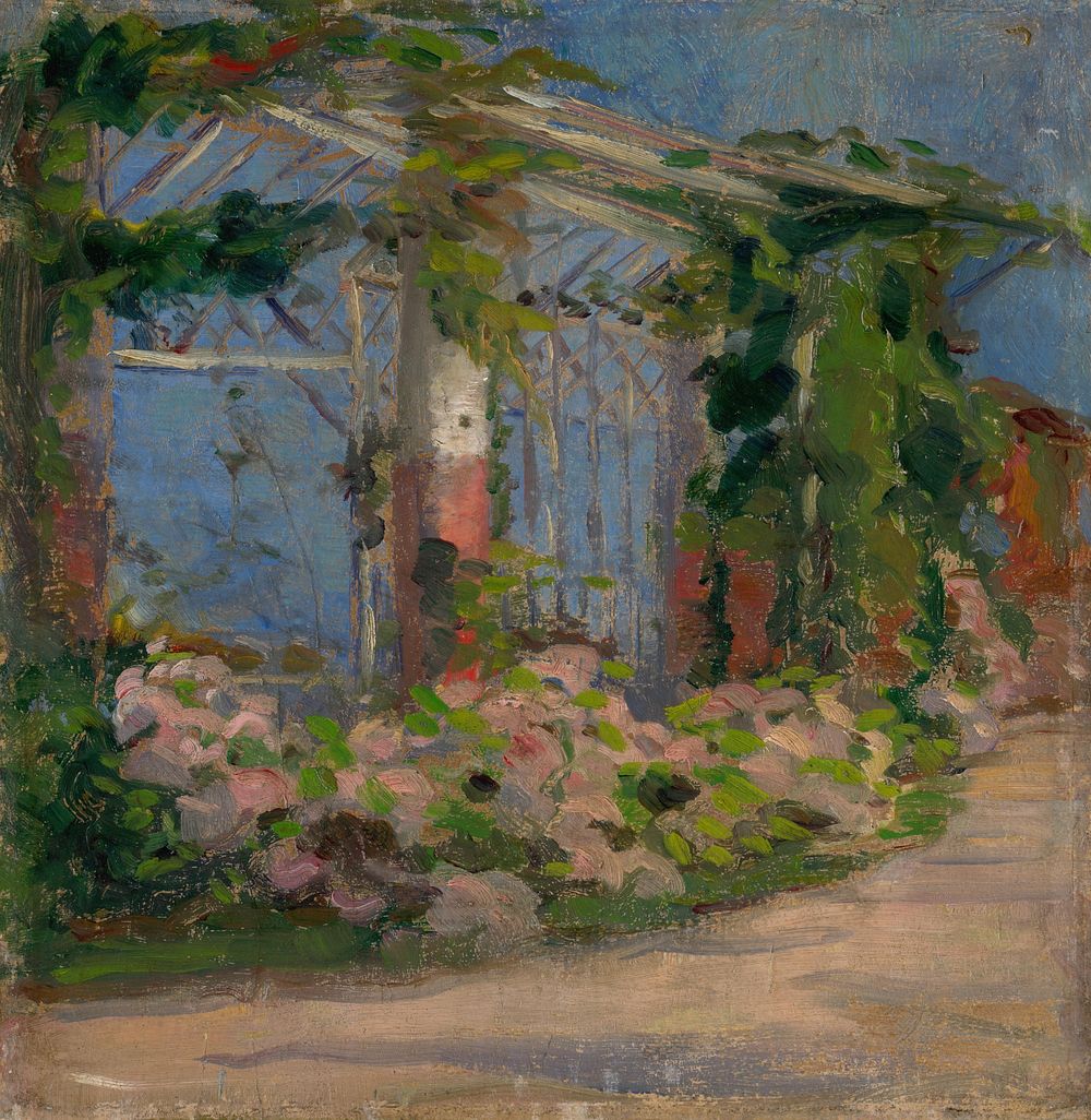 Motif from garden, Ludovít Pitthordt