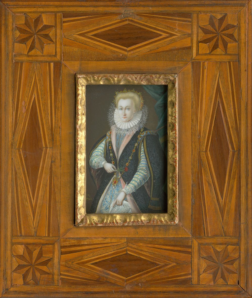 Portrait of a noblewoman in a period dress